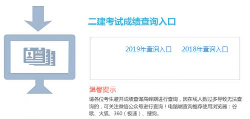 2020年云南二级建造师成绩查询入口